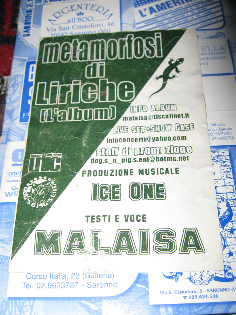Adesivo originale Metamorfosi di Liriche, Malaisa e Ice One